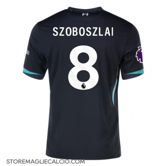 Liverpool Dominik Szoboszlai #8 Maglia Gara Trasferta Repliche 2024-25